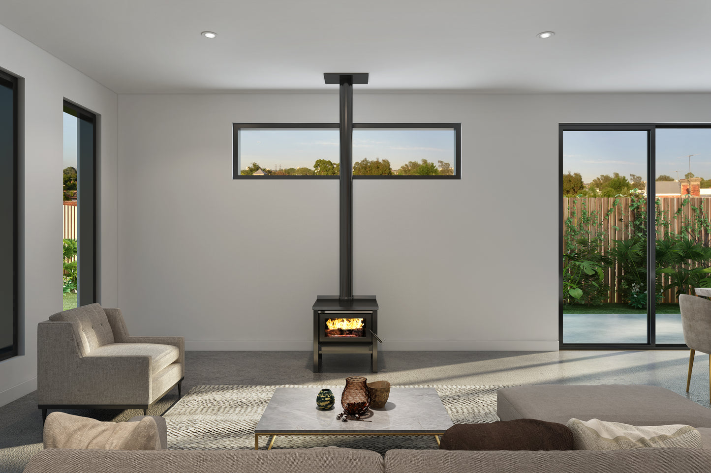 Maxen Henley 250 wood fire
